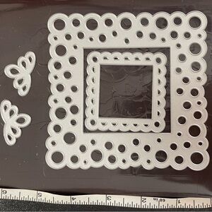 Sizzix frame metal dies for crafting.